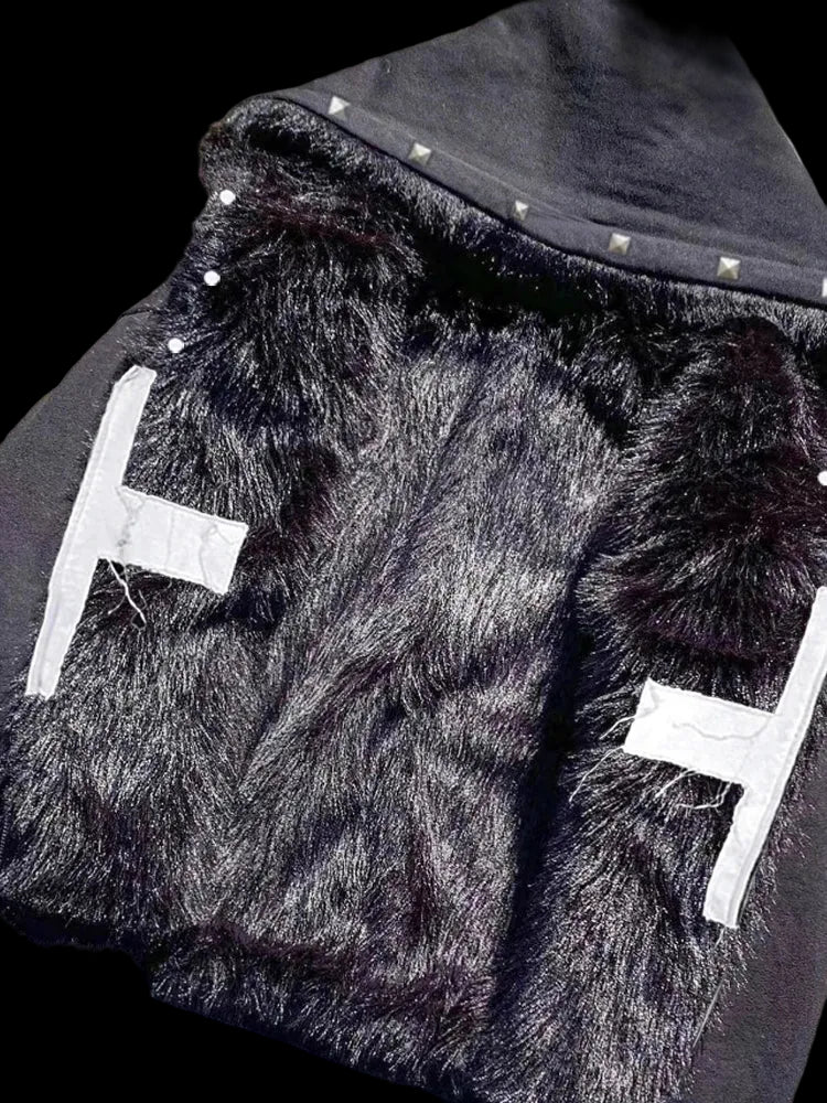 "CROSSCARD" HOODIE FUR